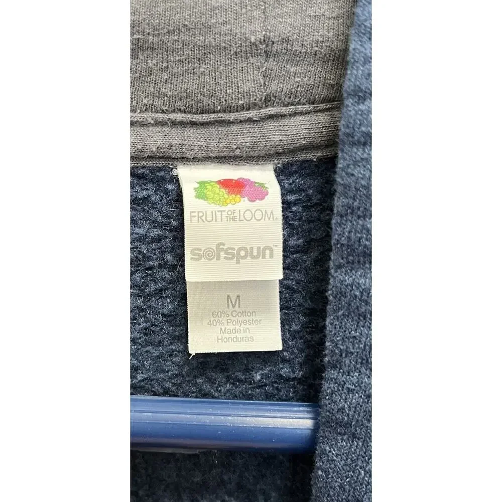 Fruit of the Loom | Sofspun Realtree Hoodie Blue Size Medium Long sleeve Camo